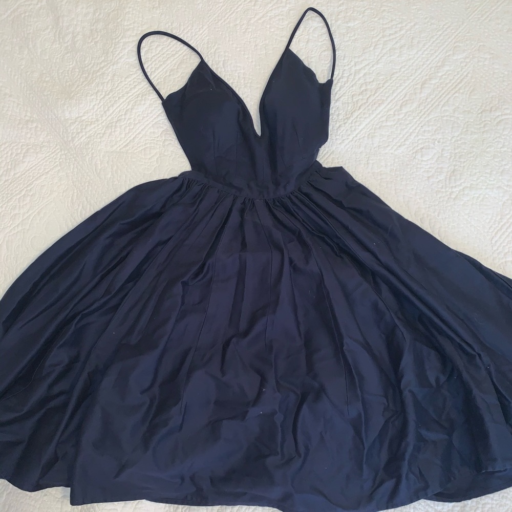 Dark blue cocktail dress